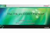 The ITIL vsCOBIT Face-off - c.ymcdn.com · PDF file#LEADit What’s COBIT • COBIT is a comprehensive framework for the governance and management of enterprise IT • It is developed