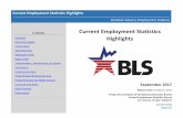 Current Employment Statistics Highlights - bls.gov · PDF fileCurrent Employment Statistics Survey U.S. Bureau of Labor Statistics 202-691-6555 Email CES Contents ... -15 -10 -5 0