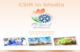 Produced by Unit for Science Dissemination, CSIR ... News Bulletin 17th... · 1 Produced by Unit for Science Dissemination, CSIR, Anusandhan Bhawan, 2 Rafi Marg, New Delhi 3 CSIR