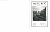 ALPINE ECHO Echo... · ALPINE ECHO A WEEKLY NEWS MAGAZ INE SERVING ALPINE AND THE MOUNTAIN EMPIRE ALPINE, CALIFORNIA THURSDAY, JANUARY 12. 1961 A bout Alpine Bustness ... At the annual