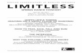 BOSTON CONSERVATORY AT BERKLEE PRESENTS LIMITLESS · PDF filehis organiation is funded in part by the Massachusetts Cultural Council a state agency. BOSTON CONSERVATORY AT BERKLEE