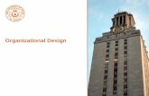 Organizational Design - Transforming UT | The University ... · PDF fileThe purpose of the Organizational Design deliverable is to provide ... Organization that can be shared at a