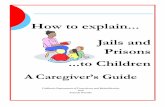 How to explain Jails and Prisons to Children - California · PDF fileHow to explain... Jails and Prisons ...to Children ... Sometimes they live with their mother or father. ... •