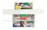 The pieced pages use a simple freezer paper piecing ... · PDF fileThe book is folded accordion-style so your little one can read it like a book or ... The pieced pages use a simple