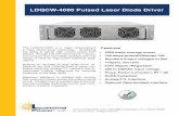LDQCW-4000 Pulsed Laser Diode Driver - Lumina · PDF fileLDQCW-4000 Pulsed Laser Diode Driver The LDQCW-4000 is a major advancement in laser diode driver technology. Combining the