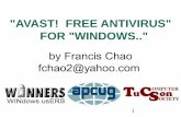 AVAST! FREE ANTIVIRUS FOR WINDOWS.. - · PDF file"AVAST! FREE ANTIVIRUS" FOR "WINDOWS.." 2 ... 8 "AVAST! ANTIVIRUS" (continued) ... Download and install the free version of "Avast!