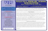 WILLUNGA PRIMARY SCHOOL NEWSLETTER - …willungaps.sa.edu.au/wp-content/uploads/2017/08/willunga-primary... · asked to sit out, walk with a teacher or follow another logical consequence.