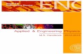 Applied & Engineering Physics - Cornell · PDF filetraining in the three disciplines that form the core of the Applied Physics graduate program at Cornell: Optics, Nanotechnology,