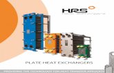 PLATE HEAT EXCHANGERS · PDF fileHRS High Performance Plate Heat Exchangers Heat Transfer Plates HRS oﬀer a wide range of plate heat exchangers for an extensive range of applications