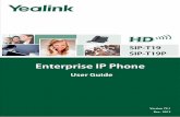 Copyright © 2013 YEALINK NETWORK TECHNOLOGY · PDF fileiv Yealink SIP-T19P/SIP-T19 firmware contains third-party software under the GNU General Public License (GPL). Yealink uses