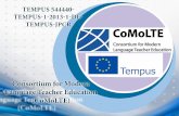 TEMPUS 544440 TEMPUS 1 2013 1 DE TEMPUS JPCR - · PDF fileBelarusian Association of Teachers of English ... Lexicology, Morphology, ... Language learning and cognition: Concepts, images
