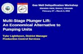 Multi-Stage Plunger Lift: An Economical Alternative to ... · PDF fileGas Well Deliquification Workshop Sheraton Hotel, Denver, Colorado February 27 –March 2, 2011 Multi-Stage Plunger