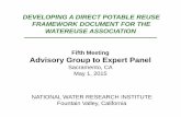 Fifth Meeting Advisory Group to Expert Panel · PDF fileFifth Meeting Advisory Group to Expert Panel Sacramento, CA ... DESIGN OF BIOLOGICAL TREATMENT ... drinking water plant