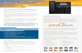 Sangoma s300 VoIP Phone - ProVu Communications · PDF fileFull Featured and Cost Effective Designed to work with FreePBX and PBXact, Sangoma IP phones are so smart you can quickly