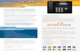 Sangoma s400 VoIP Phone -  · PDF fileEntry Level Device with Access to Powerful Phone Applications Designed to work with FreePBX and PBXact, Sangoma IP phones are so