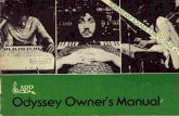 Arp Odyssey Manual - Suono · PDF fileIntroduction Welcome to the ARP Odyssey, the ultimate musical trip. The ARP Odyssey brings polyphonic electronic music to the performing artist—rock,
