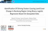 Identification Of Driving Factors Causing Land Cover ...geosmartasia.org/2017/ppts/Riantini.pdflife through the various forms of activity or interactions to the ... economic growth