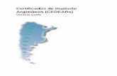 Certificados de depósito Argentinos (CEDEARs) · PDF fileExhibit 5: CNV Resolution N.291 Section 1 Introduction to CEDEARs Certificados de Depósito Argentinos Defined A Certificado