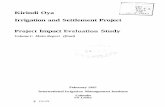 Kirindi Oya Irrigation and Settlement Project Project ...publications.iwmi.org/pdf/H_17073.pdf · Kirindi Oya Irrigation and Settlement Project Project Impact Evalluation Study Volume