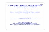 VERSION 3 STANDARDS / MANUALS / GUIDELINES · PDF file1 version 3 standards / manuals / guidelines for small hydro development sponsor: ministry of new and renewable energy government