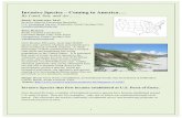 Invasive Species – Coming to America. - · PDF file1 Invasive Species – Coming to America. By Land, Sea, and Air.. Randy Westbrooks, Ph.D. Invasive Species Prevention Specialist