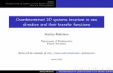 Overdetermined 2D systems invariant in one direction …andreymath/Seminars/SLScatVesls.pdf · Overdetermined 2D systems invariant in one direction and their transfer functions Andrey