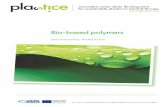 Bio-based polymers - Fraunhofer UMSICHT · PDF fileaddition it is possible to make partially bio-based polymers, normally co-polymers in which at least one building block (co-monomer