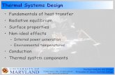 Thermal Systems Design - spacecraft.ssl.umd.eduspacecraft.ssl.umd.edu/academics/483F06/483L15.thermal/483F06L15... · Thermal Analysis and Design Principles of Space Systems Design