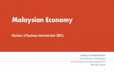 Malaysian Economy - Personal Website of Ahmad · PDF fileUPSR Examination PMR Examination SPM Examination STPM Examination The 6-3-2-2 System. EDUCATION Pre-School Attendance in a