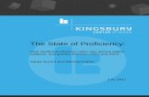 The State of Proficiency - NWEA Home · PDF fileThe State of Proficiency: How student proficiency rates vary across states, subjects, and grades between 2002 and 2010 Sarah Durant