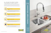 countertops, sinks & faucets - IKEA. · PDF fileGET THE RIGHT COUNTERTOP, SINK AND fAUCET fOR yOUR KITCHEN This guide contains pricing, sizing and product information to help you choose