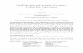Fiscal Federalism and Economic Performance: Evidence …bo3/informations/pdf/Feld_Federalism.… · Fiscal Federalism and Economic Performance: Evidence from Swiss Cantons by Lars