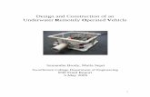 Design and Construction of an Underwater Remotely · PDF fileDesign and Construction of an Underwater Remotely Operated Vehicle Samantha Brody, Maila Sepri Swarthmore College Department