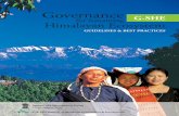 Governance G-SHE for Sustaining Himalayan Ecosystemmahenvis.nic.in/Pdf/Report/report_sd_Governance for Sustaining... · for Sustaining Himalayan Ecosystem ... for around 70% of the