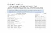 installer-notices Third Party Components in AIE · PDF fileinstaller-notices Third Party Components in AIE ... J2EE Management 1.1 Oracle ... JavaMail API smtp provider Oracle
