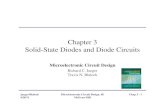 Chapter 3 Solid-State Diodes and Diode CircuitsChapter 3 Solid-State Diodes and Diode Circuits Jaeger/Blalock 4/28/11 Microelectronic Circuit Design, 4E McGraw-Hill Microelectronic