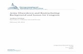 Army Drawdown and Restructuring: Background and Army Drawdown and Restructuring: Background and Issues for Congress Congressional Research Service Summary On January 26, 2012, senior