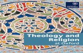 Theology and Religion - University of Oxford · PDF fileThe Faculty of Theology and Religion in Oxford is an internationally renowned centre of excellence for study, ...   and