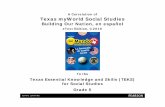A Correlation of Texas myWorld Social Studiesassets.pearsonschool.com/correlations/ADOPT_TX_myWorld_SS_Build... · recitan y explican el significado del Juramento a la bandera de