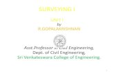 SURVEYING I - Sri Venkateswara College of Engineering I/Unit 1... · UNIT I FUNDAMENTALS AND CHAIN SURVEYING Definition – Classifications – Basic principles- Equipment and accessories