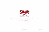 Cashiering and Revenue Collection Guidelines March · PDF fileCashiering and Revenue Collection Guidelines Cashiering and Revenue Collection Guidelines March 2012 . ... The main University