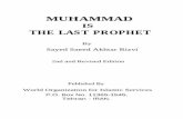 MUHAMMAD -   · PDF fileCONTENTS Chapter Subject Page INTRODUCTION (i) 1. Finality of Prophethood: Continuity of 1 Religious Leadership; Evolution of Reli-gious Guidance; Why