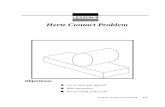 Hertz Contact Problem - KIT - · PDF fileLESSON 9 Hertz Contact Problem PATRAN 322 Exercise Workbook 9-3 Model Description: In this example problem, a steel cylinder with a radius