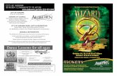 Wizard of Oz program - City of Auburn, WA · PDF fileCity of Auburn AUBURN COMMUNITY PLAYERS October 14, 15, ... Osain, Winkie) This is Liz’s first ever production and she is more