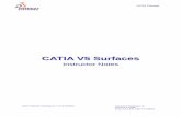 CATIA V5 Surfaces - yvonet.florent.free.fryvonet.florent.free.fr/SERVEUR/COURS CATIA/CATIA Shape Design a… · CATIA V5 Surfaces Your Notes: Lesson 1: ... COPYRIGHT DASSAULT SYSTEMES