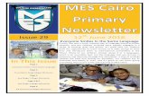 Issue 29 12 June 2016 - Modern English School Cairo Primary... · Foundation Stage Magic Moments Issue 29 : 12th June 2016 In FS1 Blue… 2 ... In FS2 Blue … …we have been ...