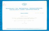 BUREAU OF MINERAL RESOURCES, GEOLOGY AND GEOPHYSICS · PDF filebureau of mineral resources, geology and geophysics record internal use only record 1981/24 workshop: comparison of the