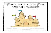 Summer by the Sea Word Puzzles - Fun Math Fun Word Puzzles.… · Games 4 Learning  ©Teresa Evans 2012 1 Summer by the Sea Word Puzzles By Games 4 Learning ...