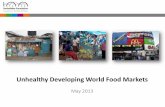 Unhealthy Developing World Food Markets · PDF fileunhealthy developing world food markets cannot focus on removing ... healthy food choices, ... Unhealthy food markets result in a