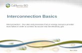 Interconnection: the rules and processes that an energy ... · PDF fileInterconnection Basics Interconnection: the rules and processes that an energy resource provider must follow